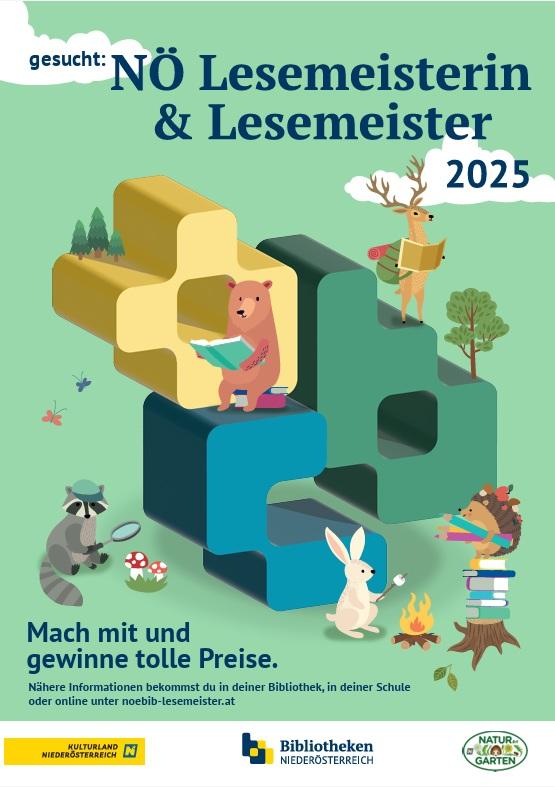 Ferienaktion vom Land NÖ, es wird der Lesemeister, die Lesemeisterin gesucht