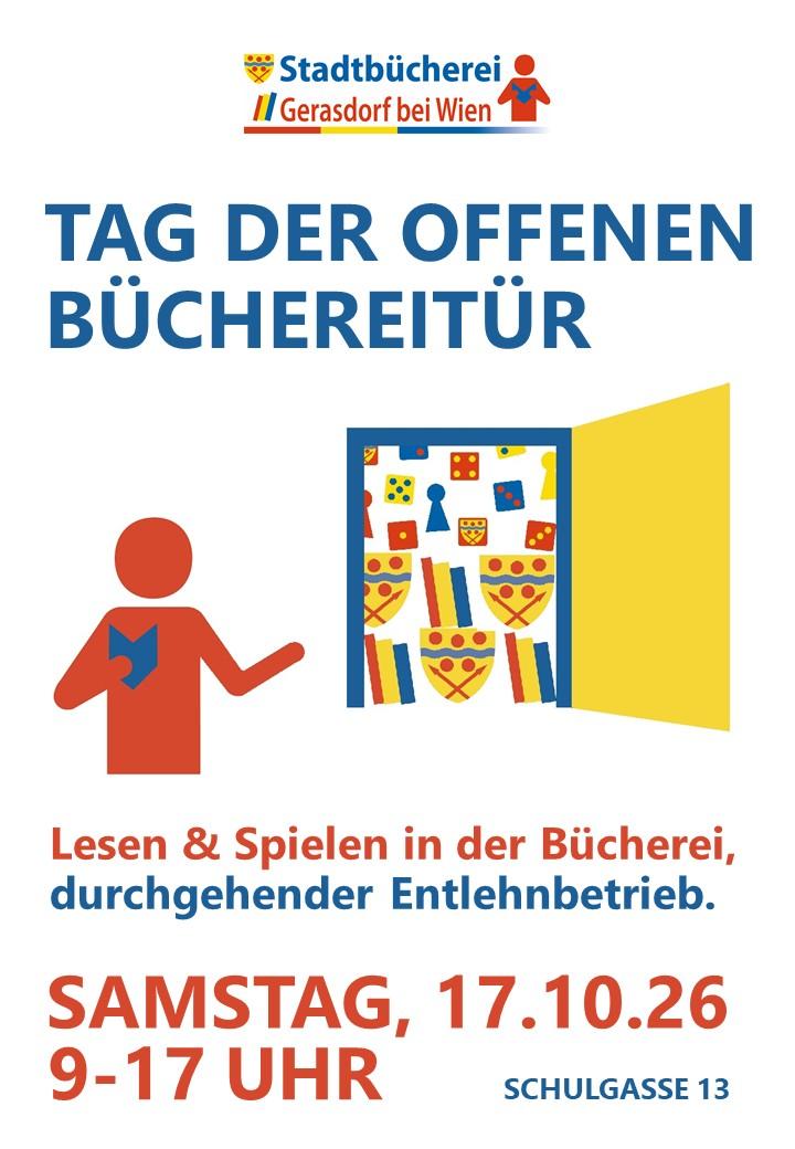 Plakat Tag der offenen Büchereitür