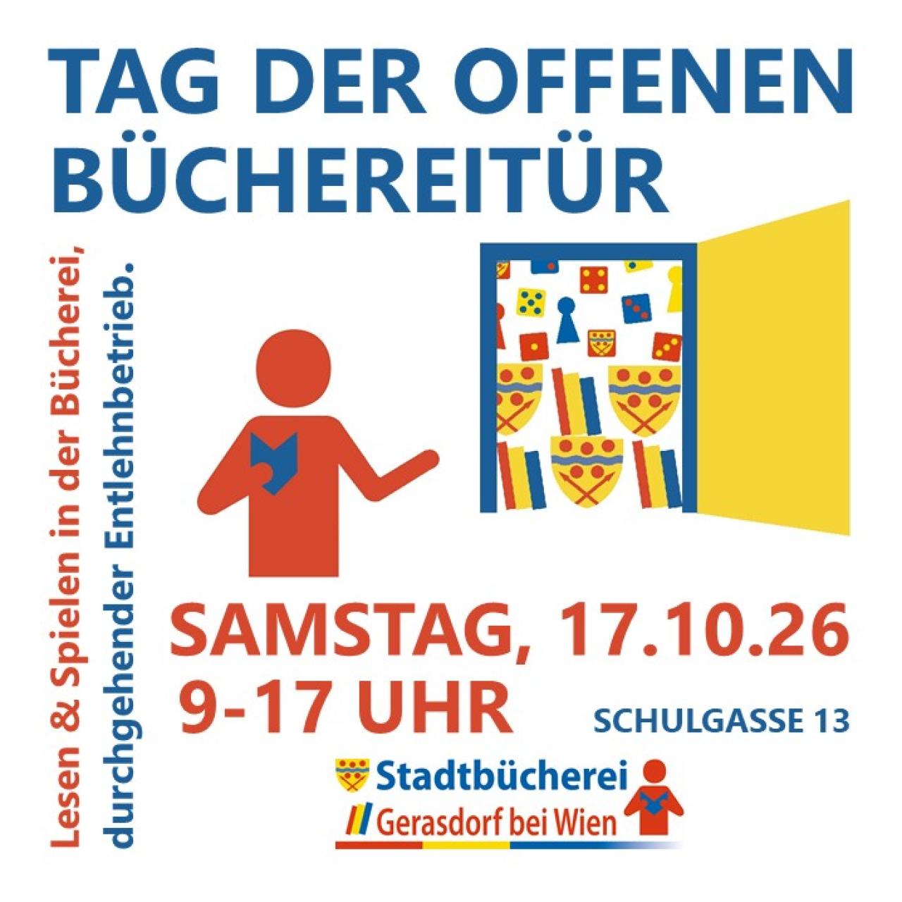 Plakat Tag der offenen Büchereitür